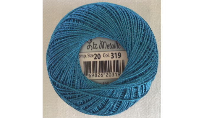 Liz Metallic, #319, Turquoise Blue