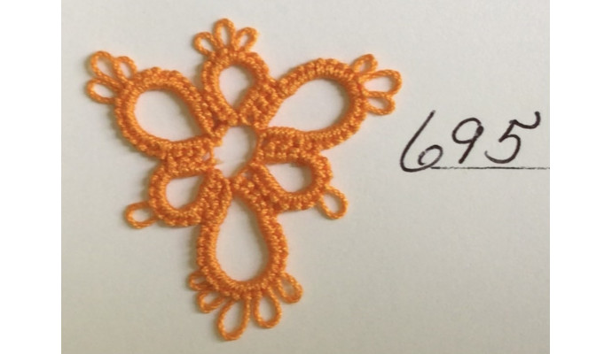 Lizbeth 20, #695, Bright Orange