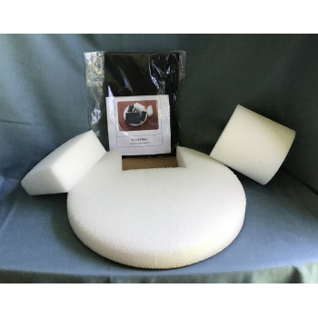 Ethafoam Travel Cookie and Roller Pillow