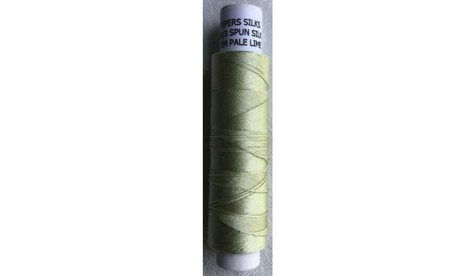 80/3 Spun Silk Pale Lime