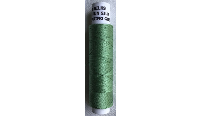 80/3 Spun Silk Spring Green