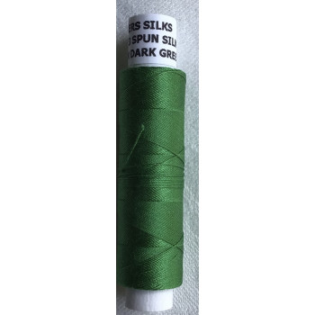 80/3 Spun Silk Dark Green