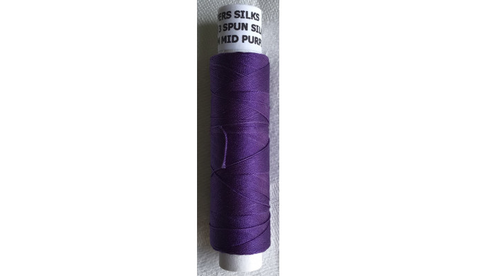 80/3 Spun Silk Mid Purple